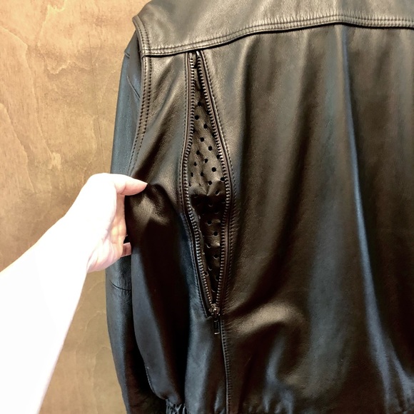 SOLD Beautiful FIRST GEAR Cafe Racer MC leather jacket - Picture 9 of 16